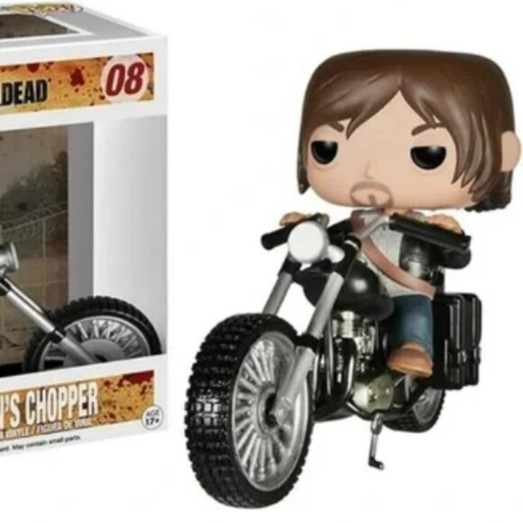 Funko Pop AMC Walking Dead Daryl Dixon's Chopper Action Figure New In Box - Picture 2 of 10